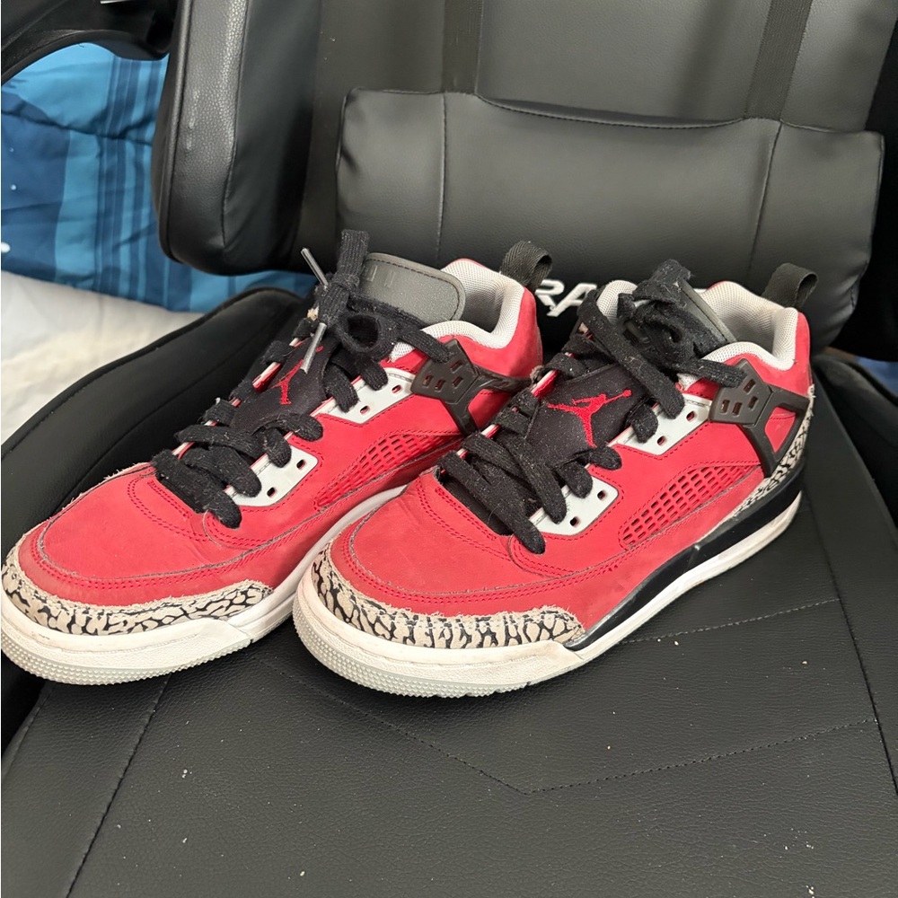 Jordan Kids Sneakers Red and Black
